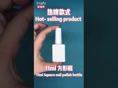 15 ml lege nagellak fles gellak met witte borstel lege nagellak fles