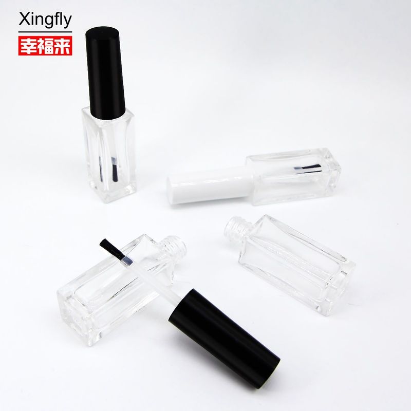 Custom 8ml gel poetsfles Glas Geverfd / gecoate kleuren