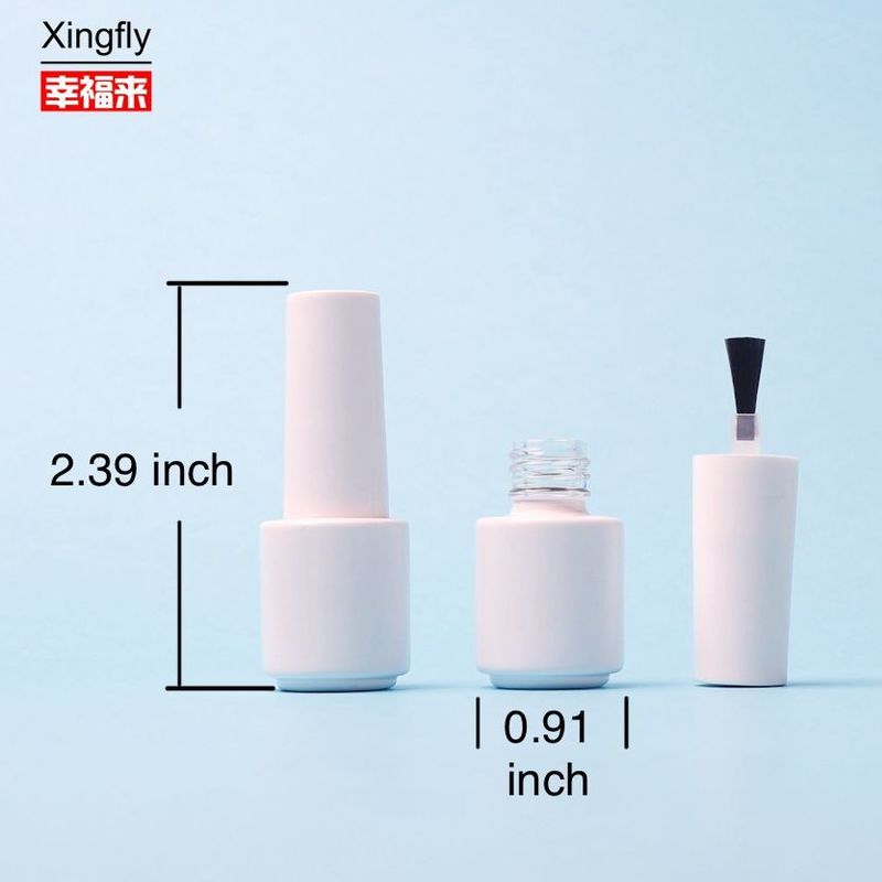 5 ml nagellakflessen Custom Leeg Rond Glas Gel Kleur Gellak
