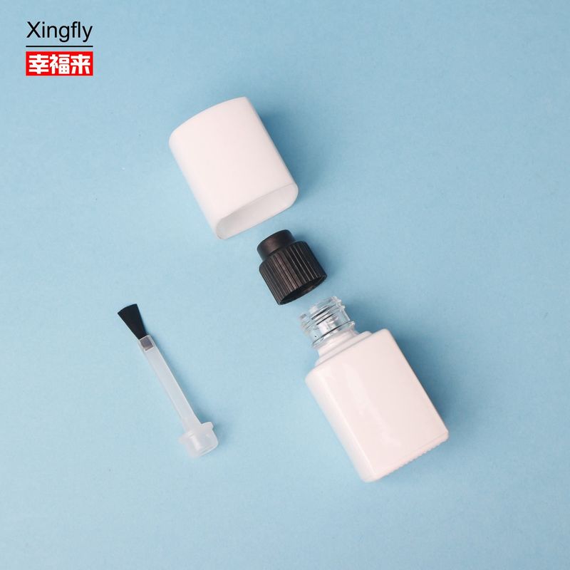 5 ml nagellakfles Leeg, helder glas Nagellakfles met borstel en dop