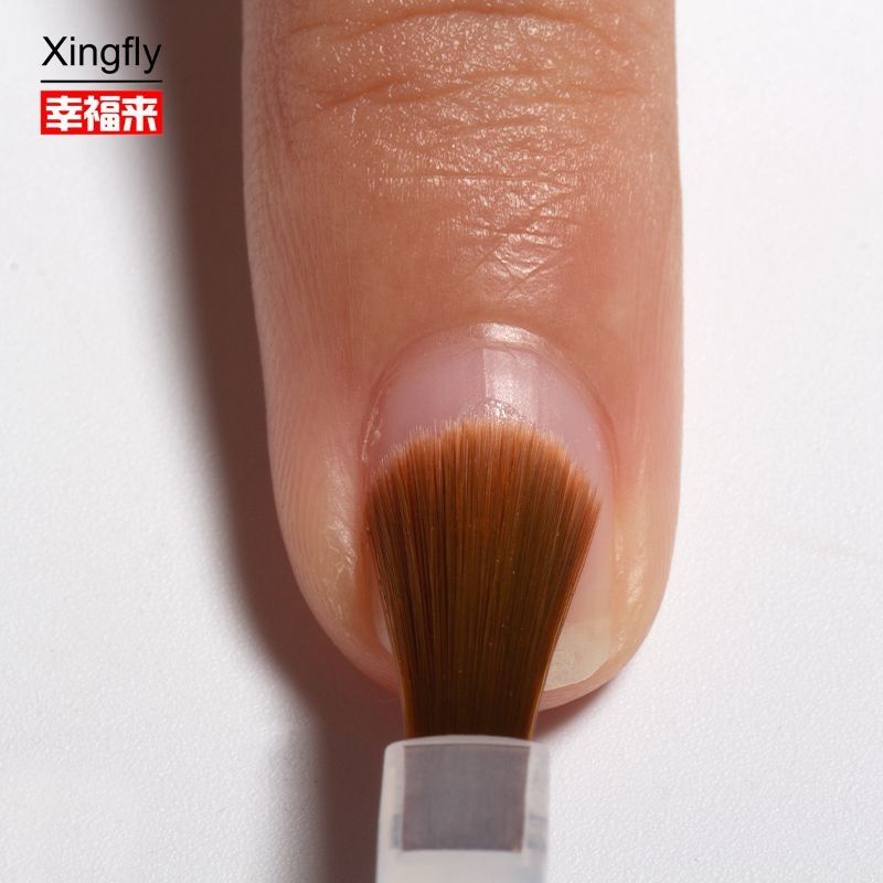 Nylon nagelpoetser vervangende borstel voor gel nagelpoetser basis top coat nagellijm olie