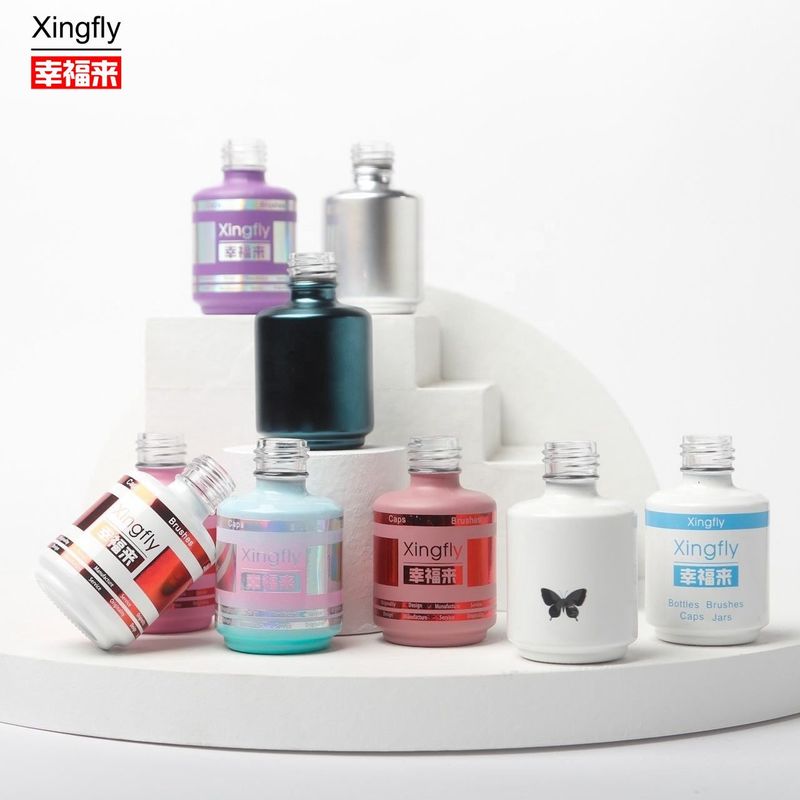 15 ml ronde gel nagellak flessen lege gel nagellak fles voor nagel olie