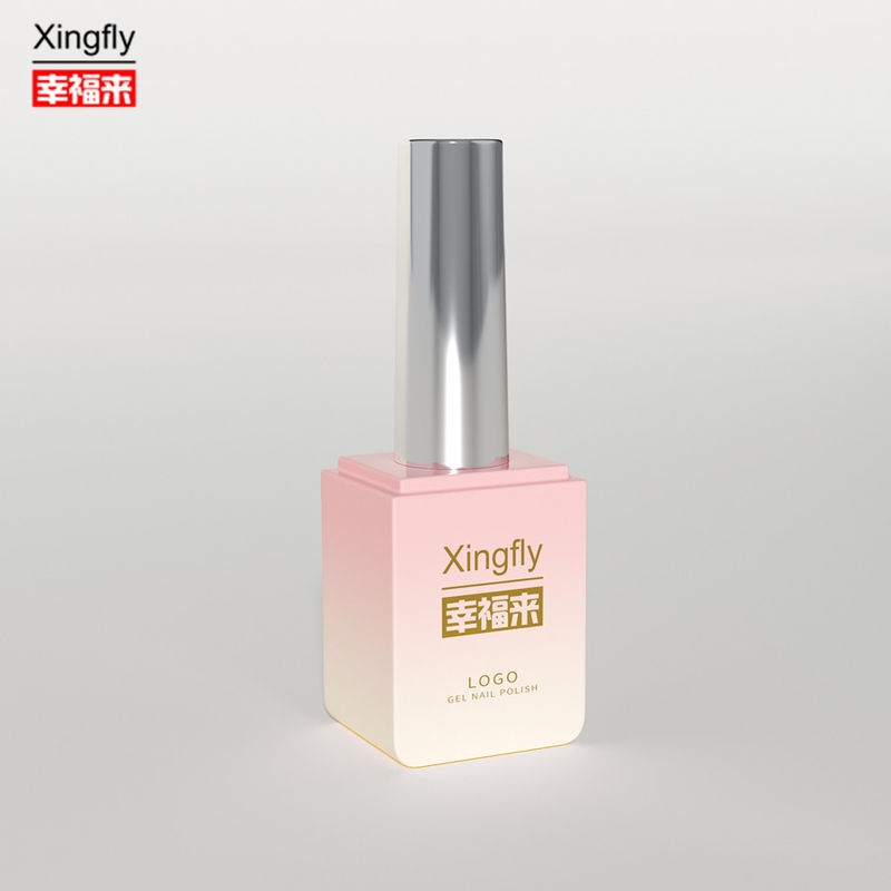 Gellak vierkant fles 13ml UV gel lege vierkant nagellak fles met borstelkap
