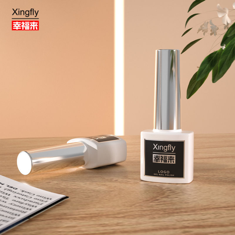7 ml nagellakfles UV gel nagellakvat Vierkante lege nagellak glasfles