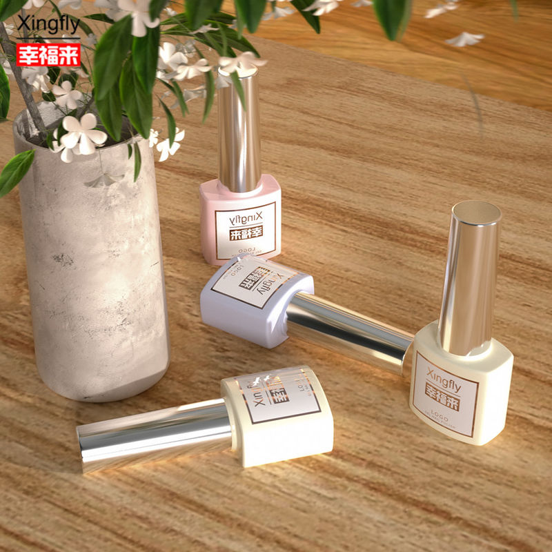 7 ml nagellakfles UV gel nagellakvat Vierkante lege nagellak glasfles