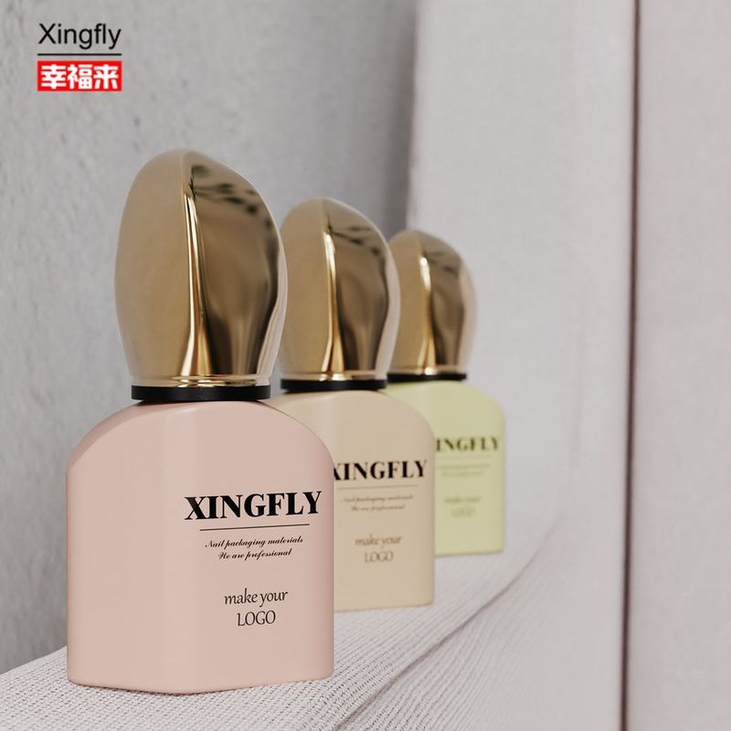 12 ml nagellak fles lege gel glazen fles met dop en borstel voor UV-gellak
