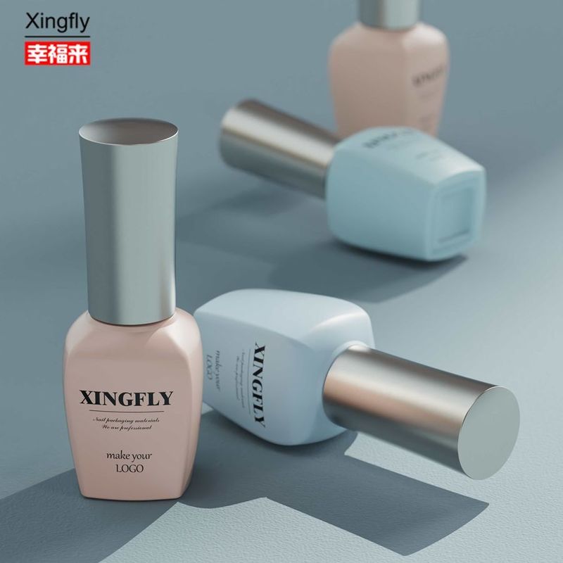 15ml gel nagellak glasfles Custom Design leeg voor nagellak met dop en borstel