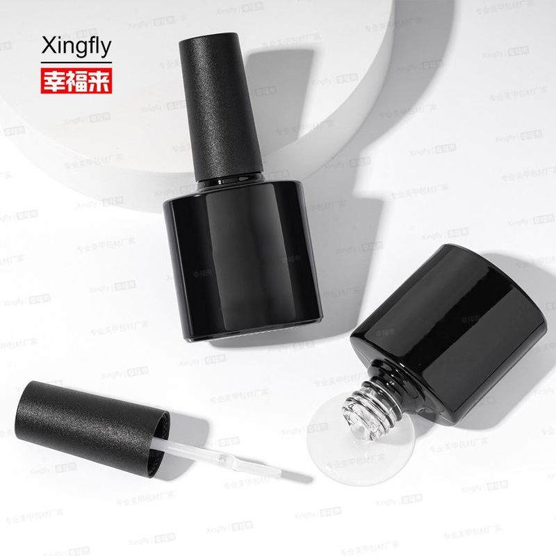 8 ml gellak lege glazen fles met kap borstel Fabriek Groothandel voor UV gel nagellak