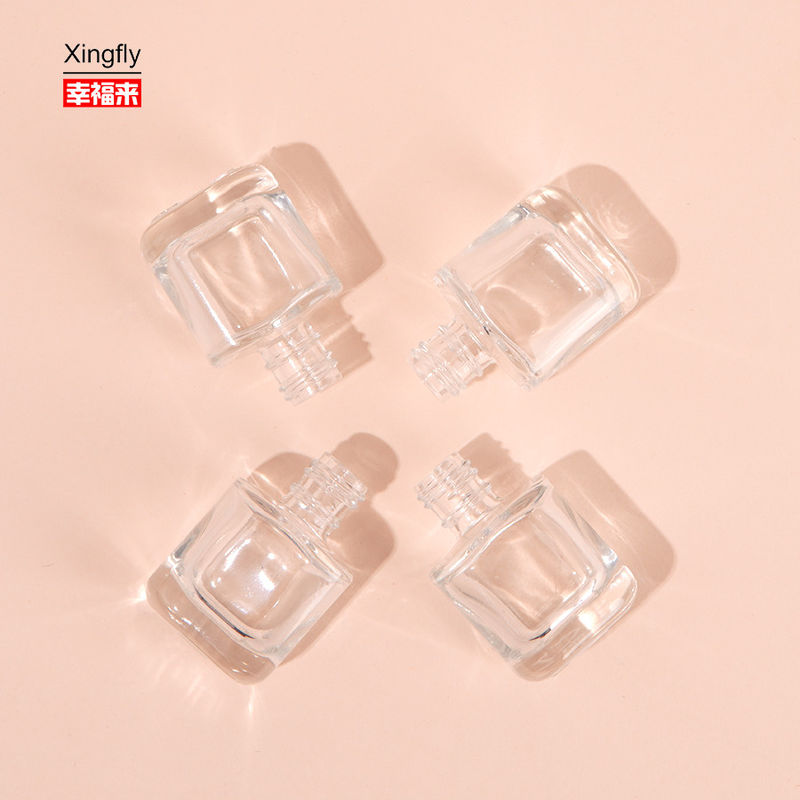 8ml Lege Glazen Oversized Unieke Gel Nagellak Flessen Met Dop en Kwast