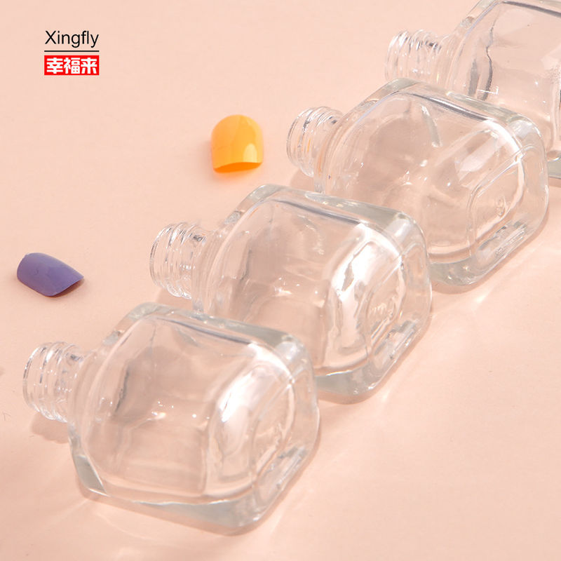 8ml Lege Glazen Oversized Unieke Gel Nagellak Flessen Met Dop en Kwast