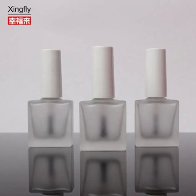Vierkante 8 ml nagellak fles Custom kleur Spary coating Hot Stamping