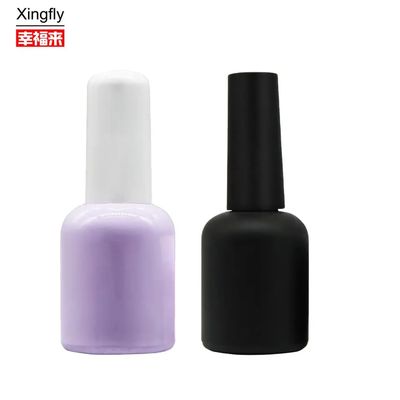 Glasleeg flesje nagellak cosmetische verpakking met glazen dropper kap
