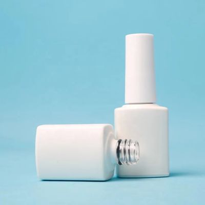 Glasmateriaal Gel Pools Vierkante Fles Cosmetisch Met Spraycoating