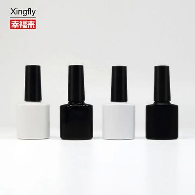 Warm stempelen ronde nagellakfles met gepersonaliseerd logo