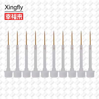 Xingfly Nail Art Poets Dunne Borstel Nylon Haar Plastic Handle Materiaal