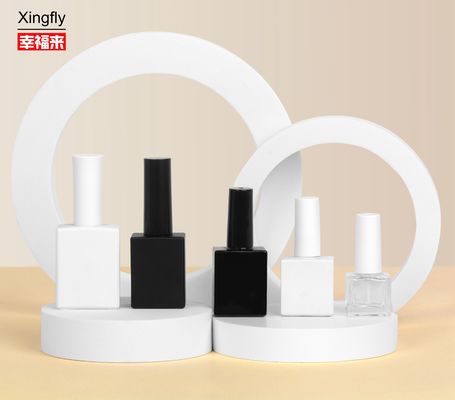 Glas flessenhals 5 ml nagellak fles UV gel coating met borstel en dop