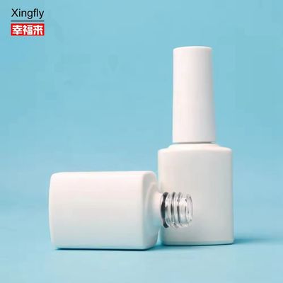 8 ml nagellak glasfles Vierkantig met borstel lege gel UV nagellakfles