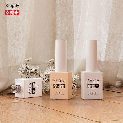 8 ml nagellakflessen UV lege glas nagellakflessen met borstelkap