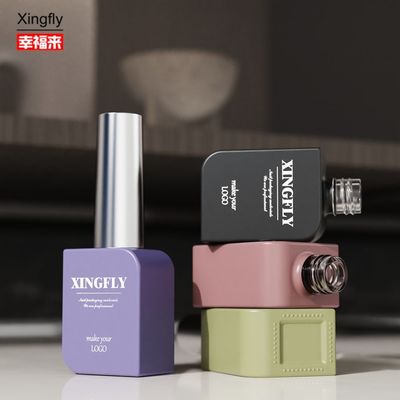 Classic 10ml Square Unieke lege glas nagellak flessen Gellak container