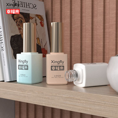 Goede prijs 16 ml gellak vierkant fles gel nagellak UV glasfles met borstelkap online