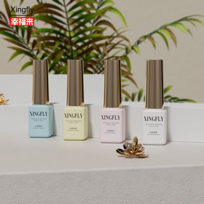 5 ml nagellakfles Leeg vierkant gel nagellak glasflessen met cap borstel