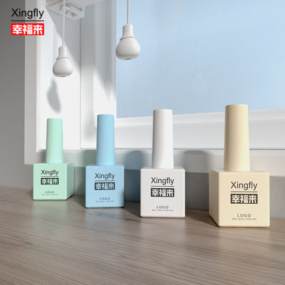 17 ml Gelpoets Vierkante Fles Custom Spray Verf Glasfles Oppervlak UV Nagelpoets Fles