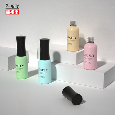 Goede prijs 9 ml lege nagelgel poetsronde fles Custom LOGO Nagelversterkte gel glazen fles online