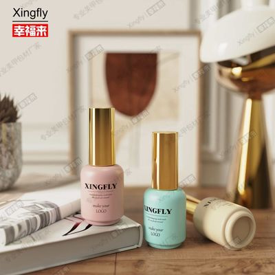 17 ml gel nagellak rond nagelkunst aangepast LOGO nagellak verpakkingsfles