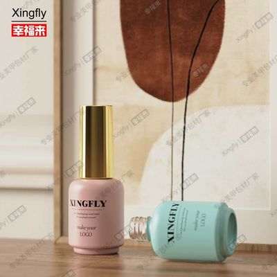17ml Gel Nagellak Custom Logo Luxe Flessen Container Verpakking Gellak Fles