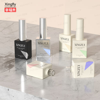 12 ml vierkant gloednieuwe optionele accessoires Cat Eye Gel UV Nail Polish lege fles