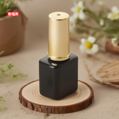 Goede prijs 15 ml vierkant glas nagellak fles UV gel lege gellak set fles voor nagellak olie online